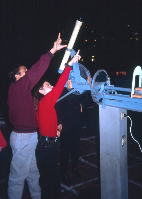 Telescopios en el Edificio Franco