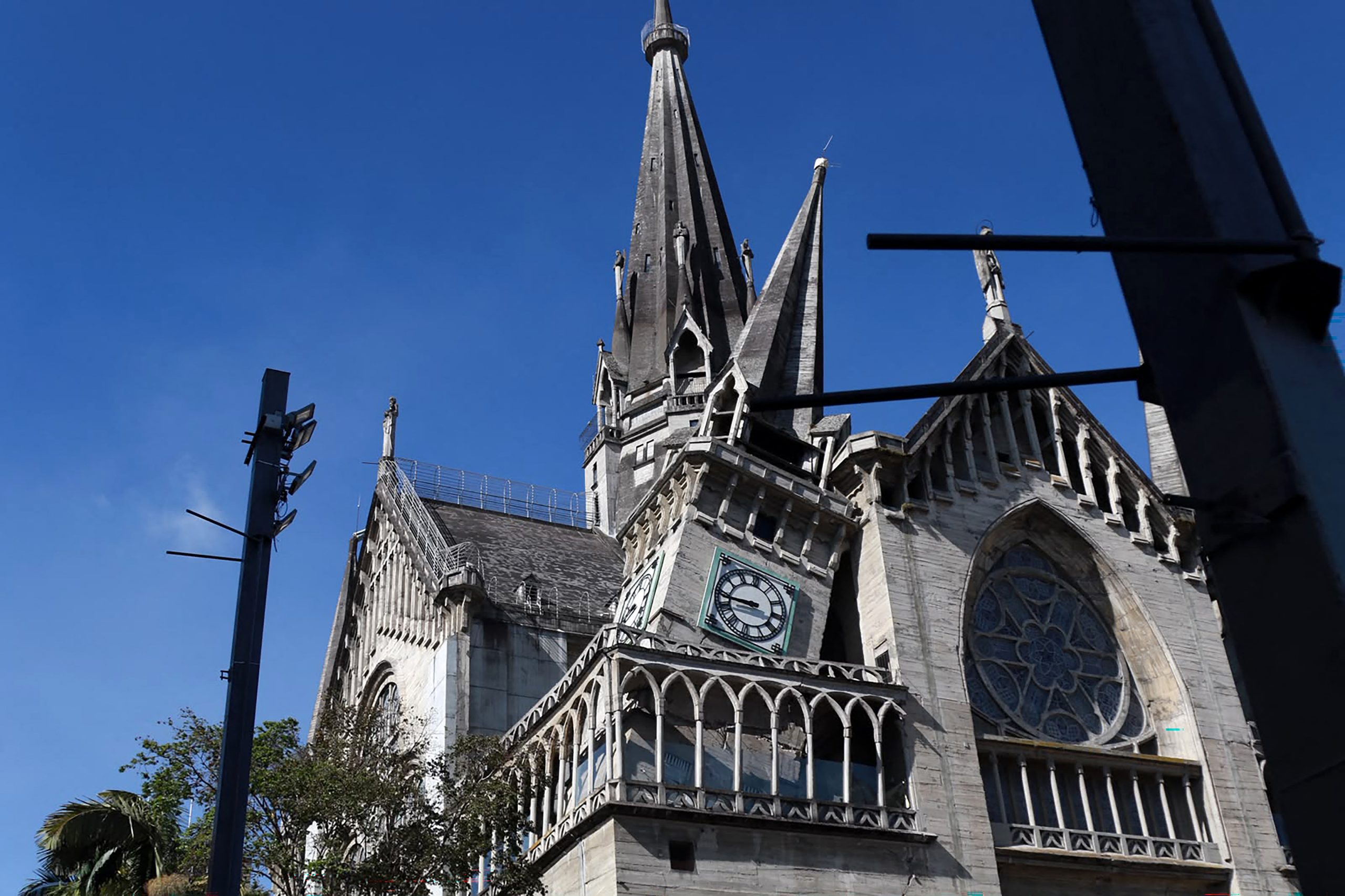 Daños en la Catedral de Manizales